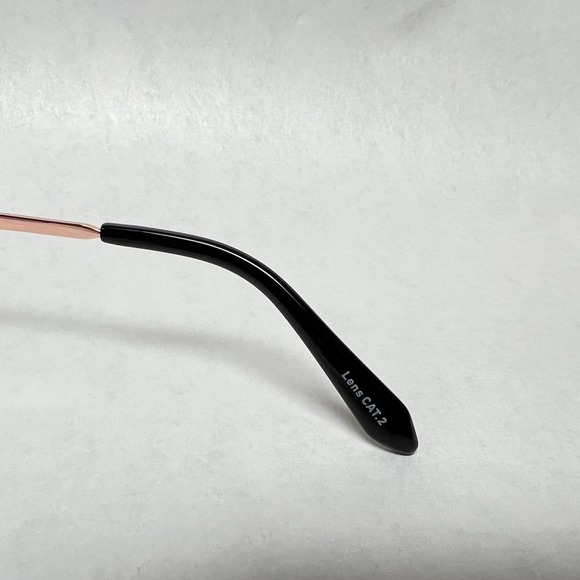 Quay High Key Medium Sunglasses Rose Gold Lavender Fade - Picture 12 of 12